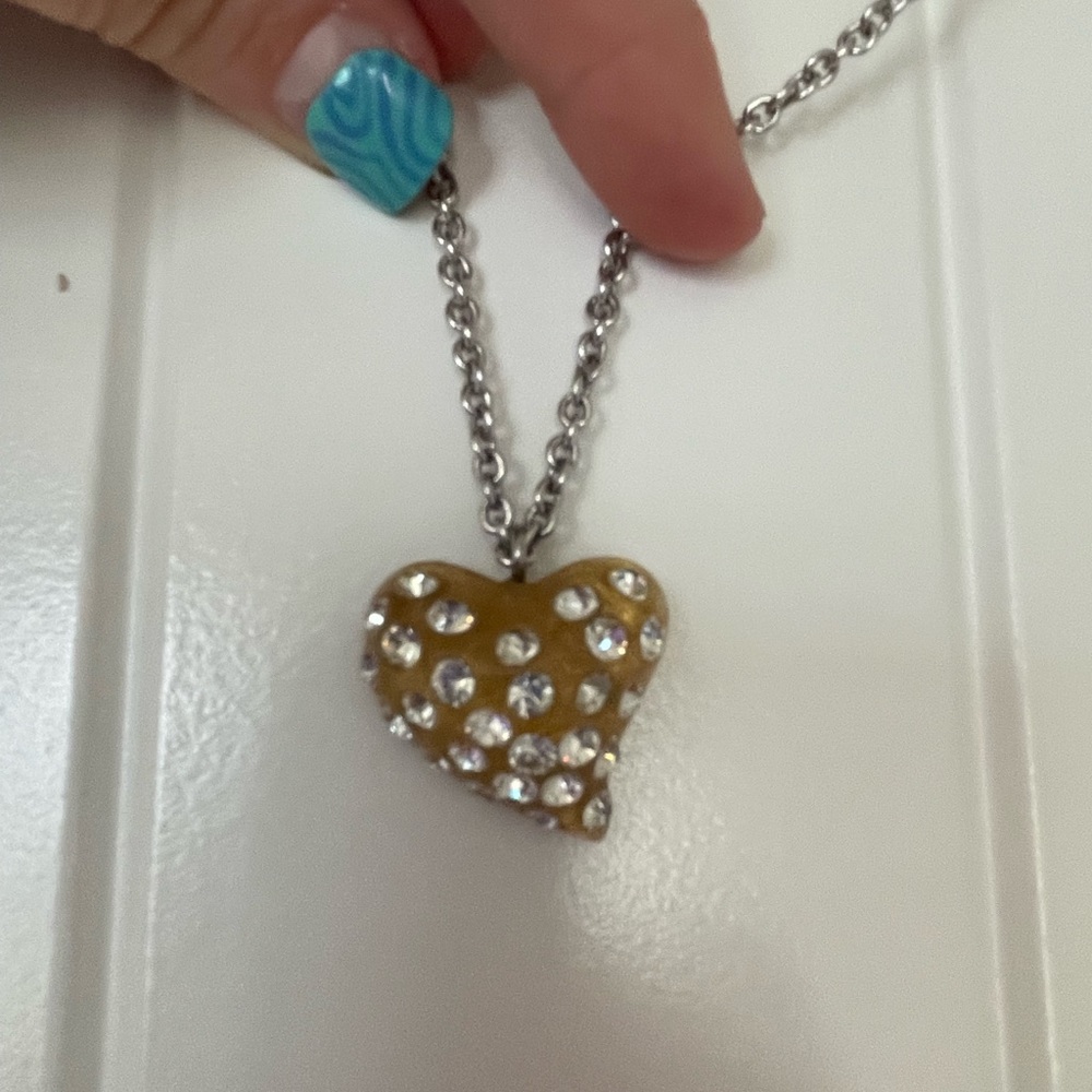 Gold fleck necklace from New Zealand